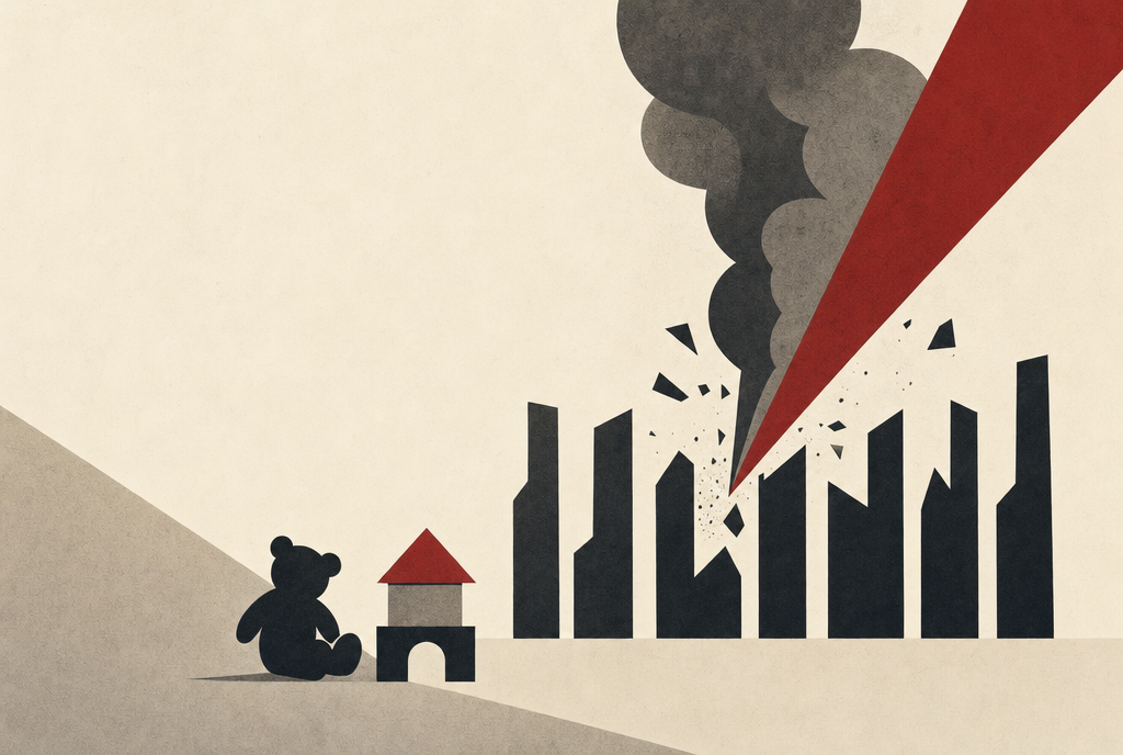 Abstract editorial illustration