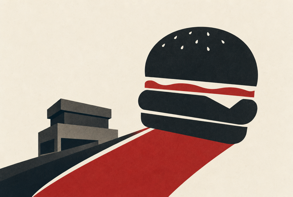 Abstract editorial illustration