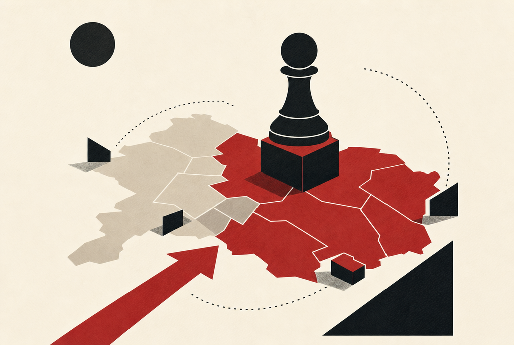 Abstract editorial illustration