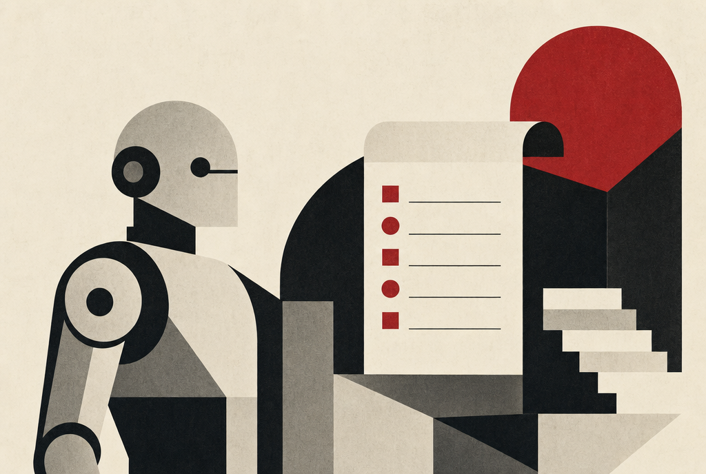 Abstract editorial illustration