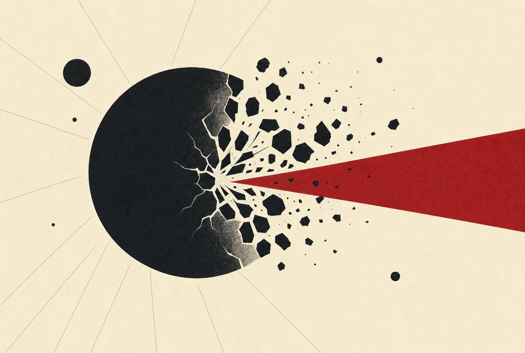 Abstract editorial illustration