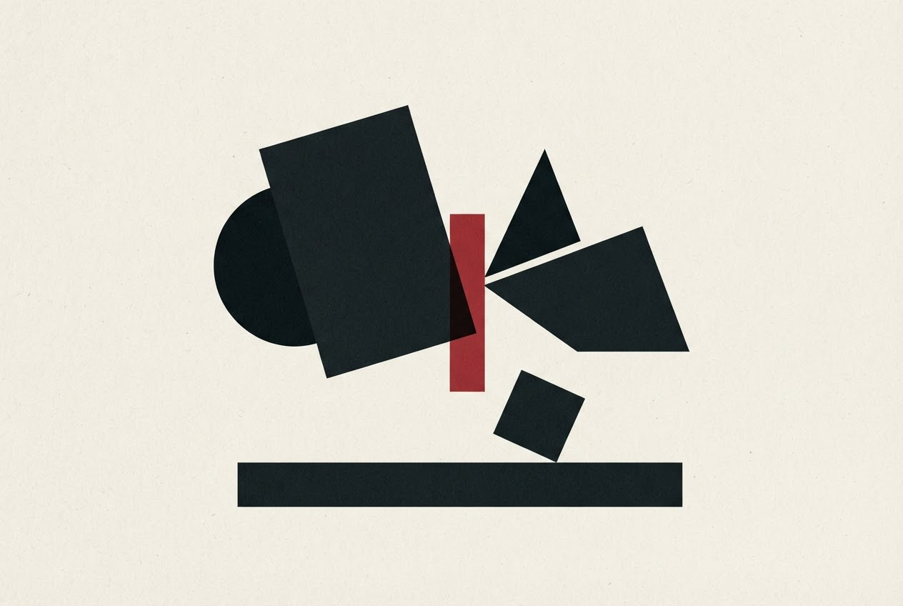 Abstract editorial illustration