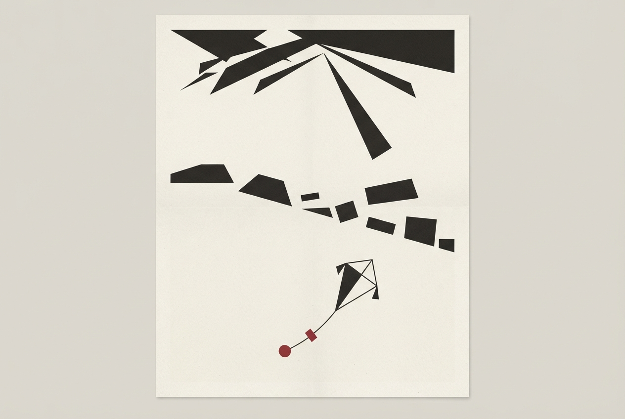 Abstract editorial illustration