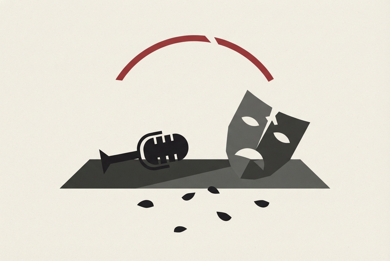 Abstract editorial illustration