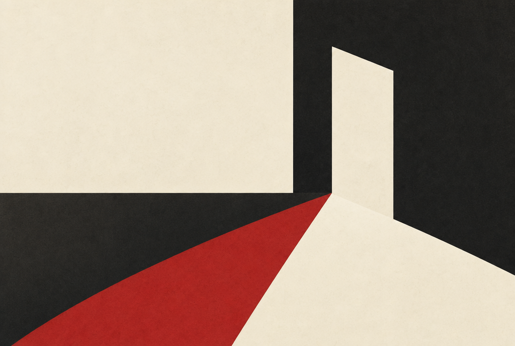 Abstract editorial illustration