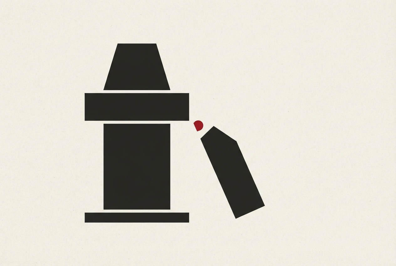 Abstract editorial illustration