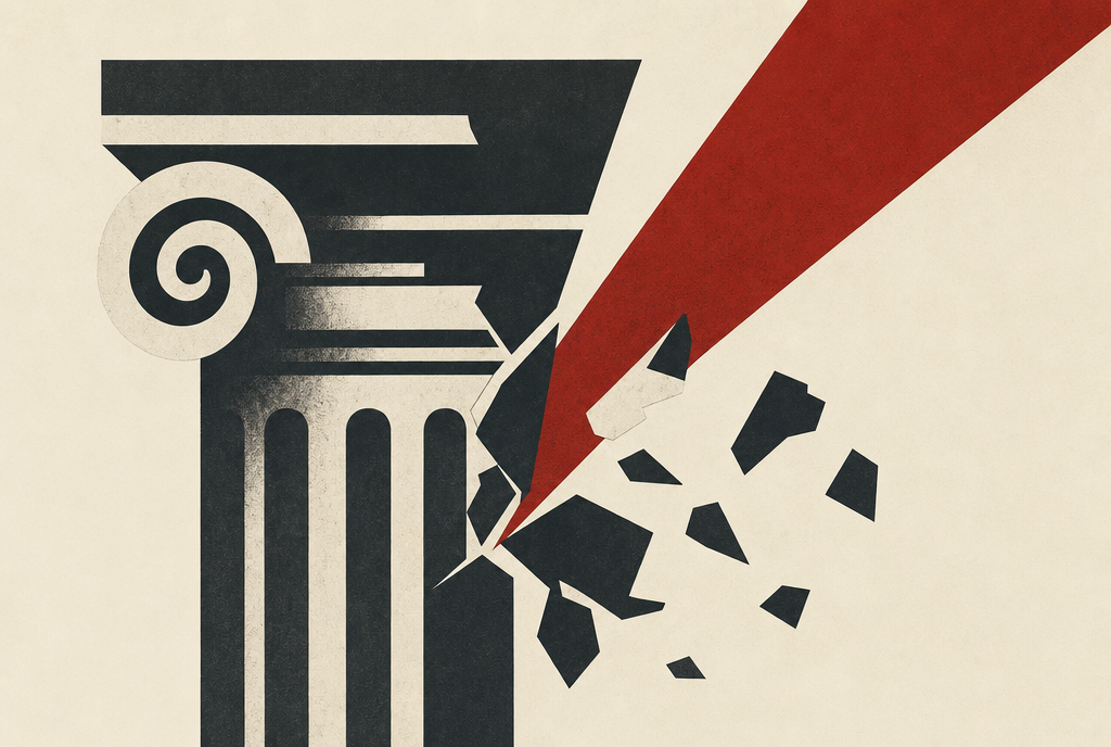 Abstract editorial illustration