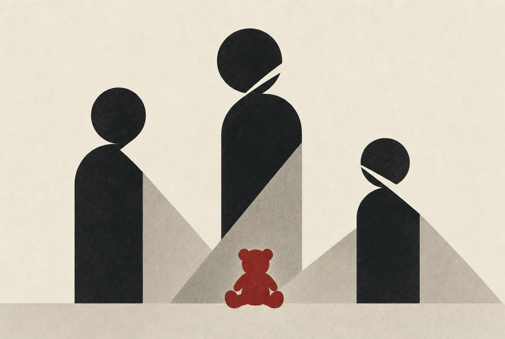 Abstract editorial illustration