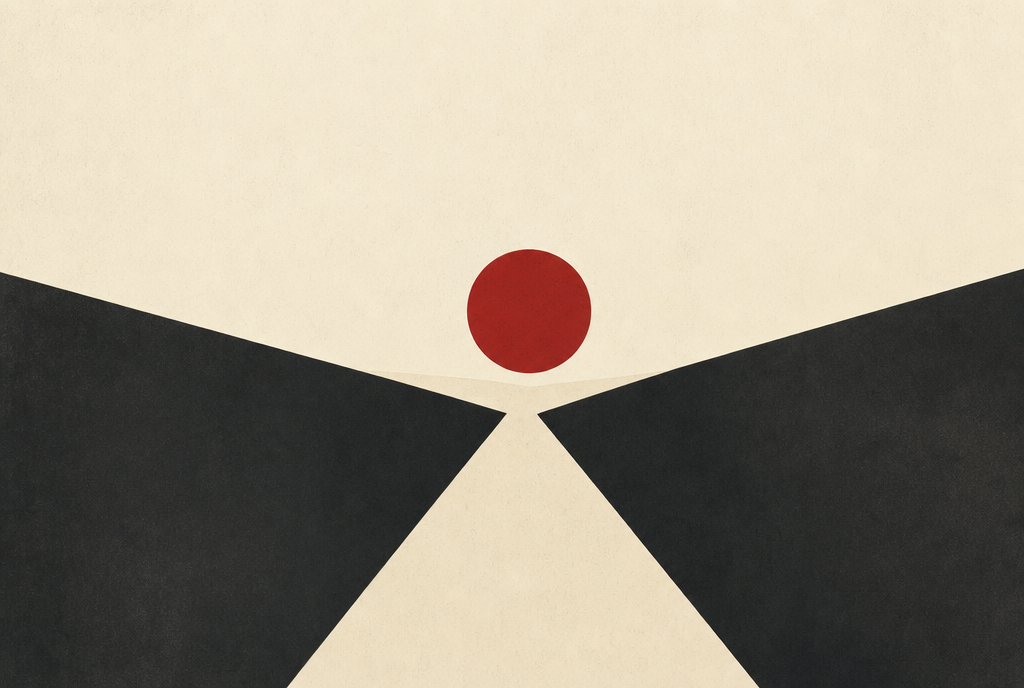 Abstract editorial illustration