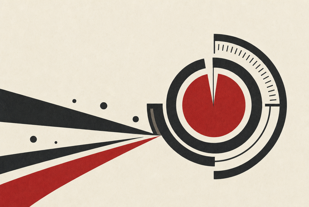 Abstract editorial illustration