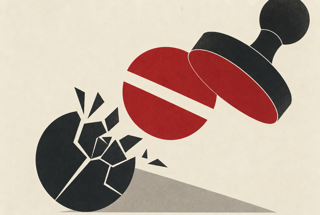 Abstract editorial illustration