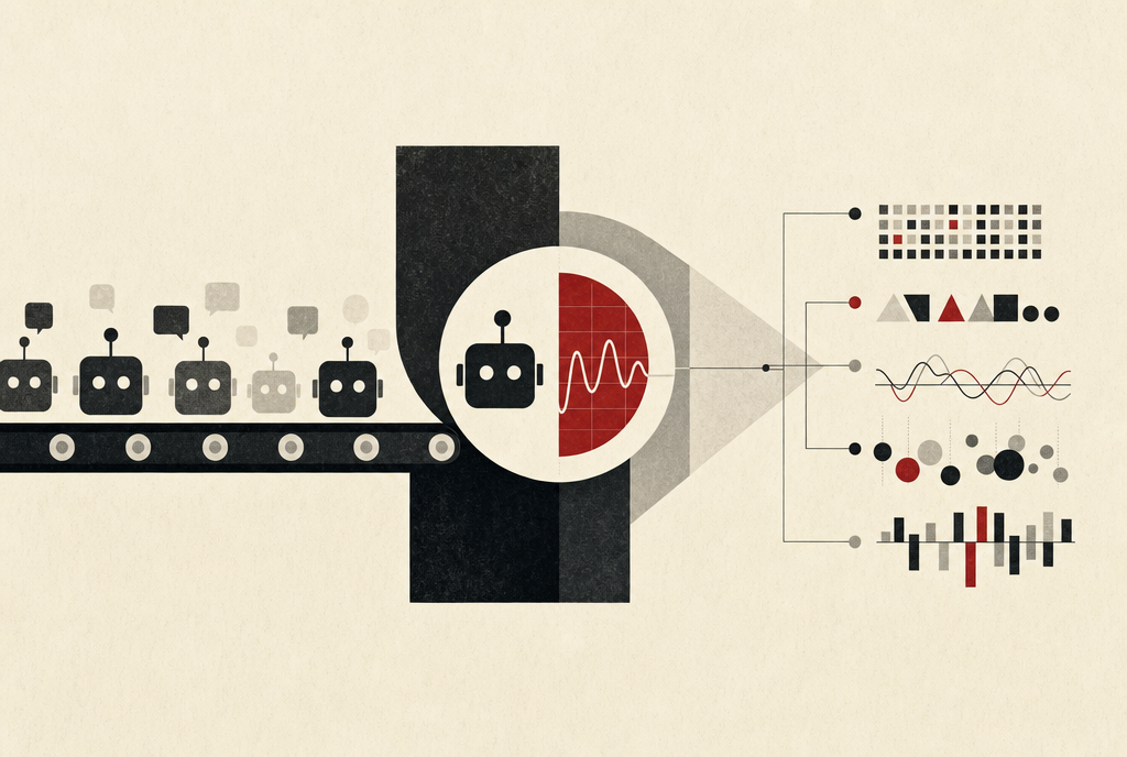 Abstract editorial illustration