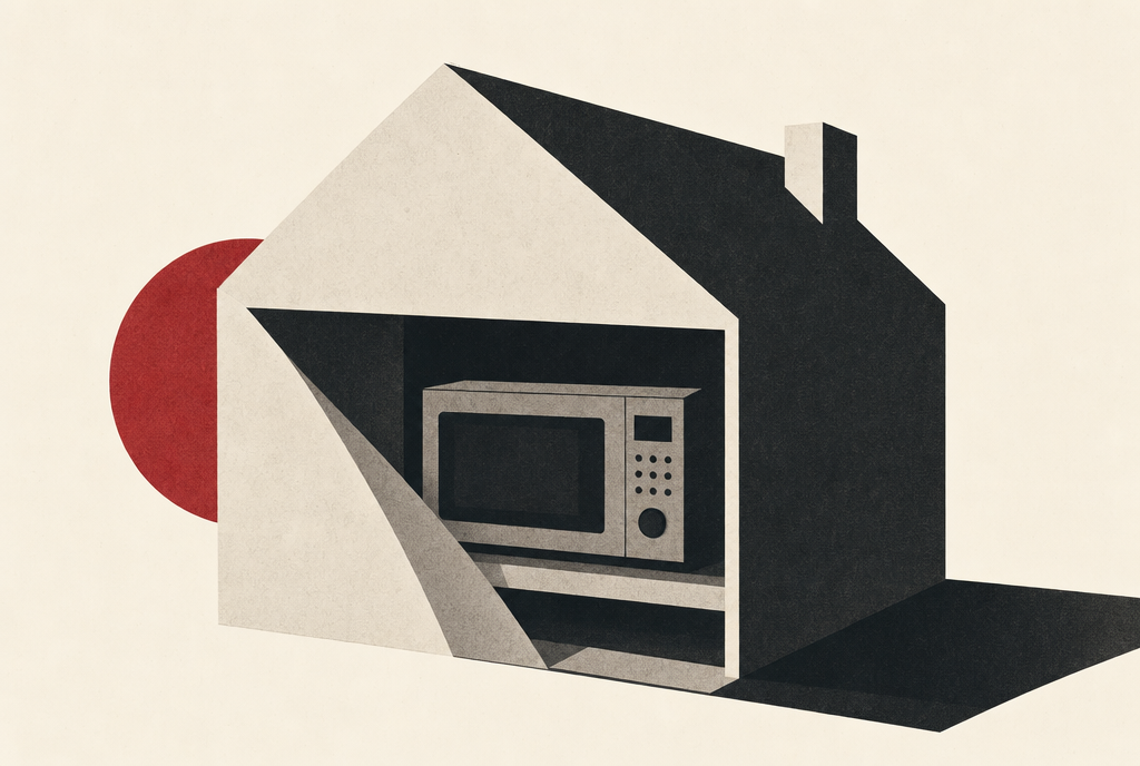 Abstract editorial illustration