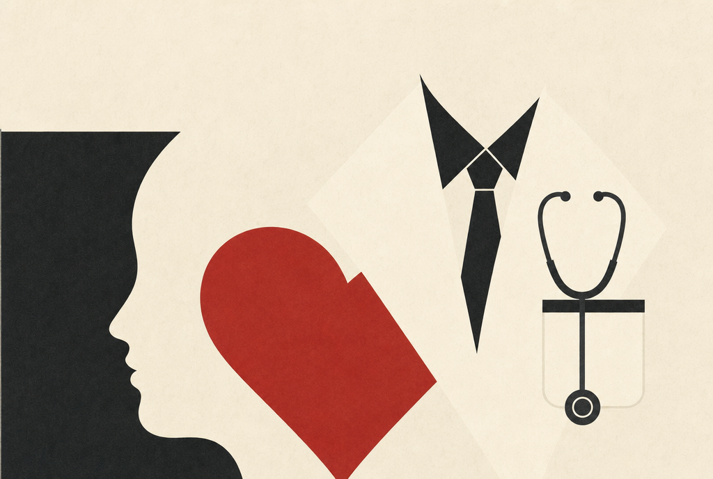 Abstract editorial illustration