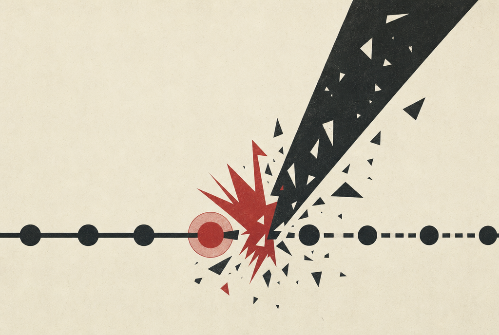 Abstract editorial illustration