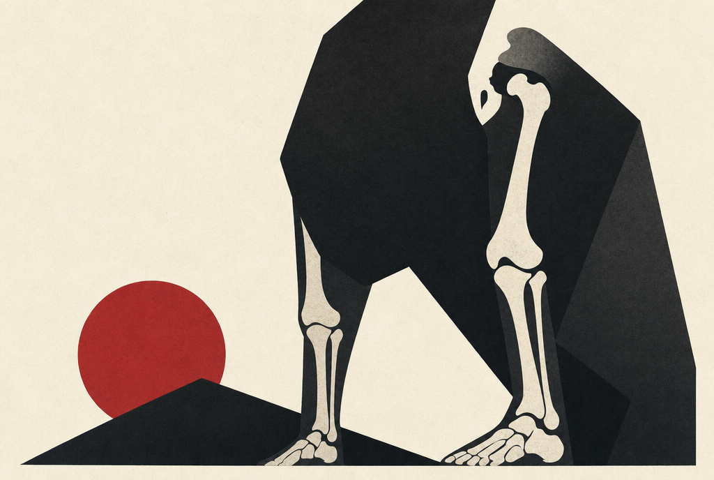 Abstract editorial illustration