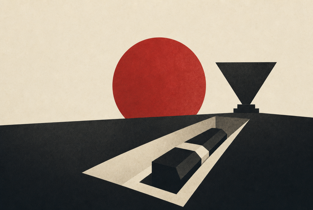 Abstract editorial illustration