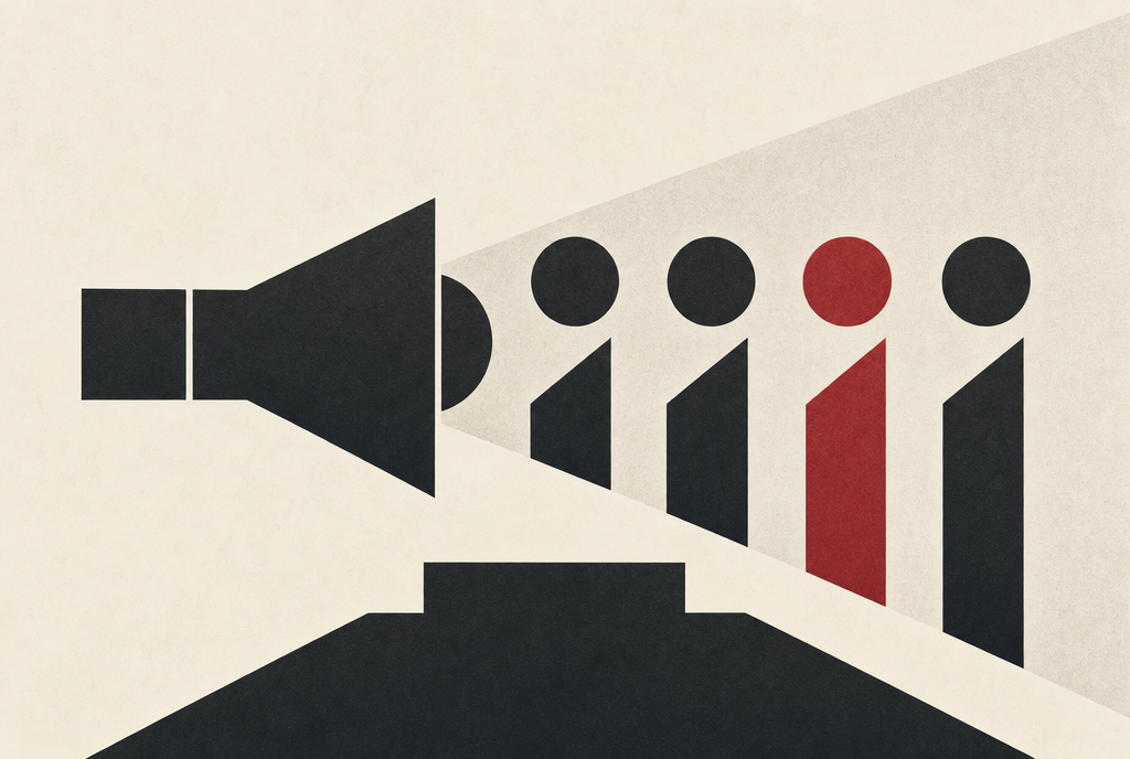 Abstract editorial illustration