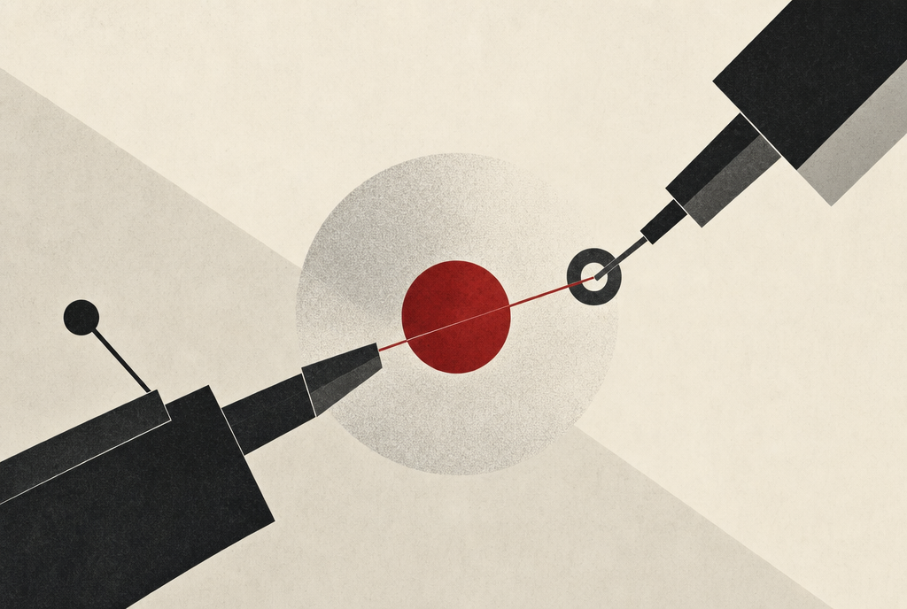 Abstract editorial illustration
