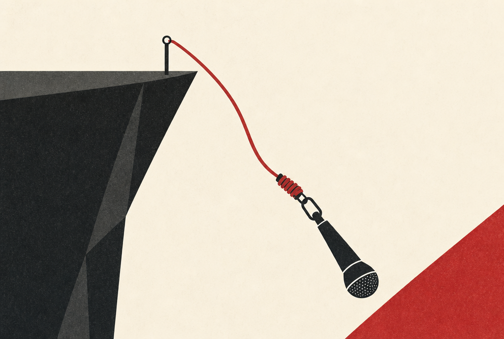 Abstract editorial illustration