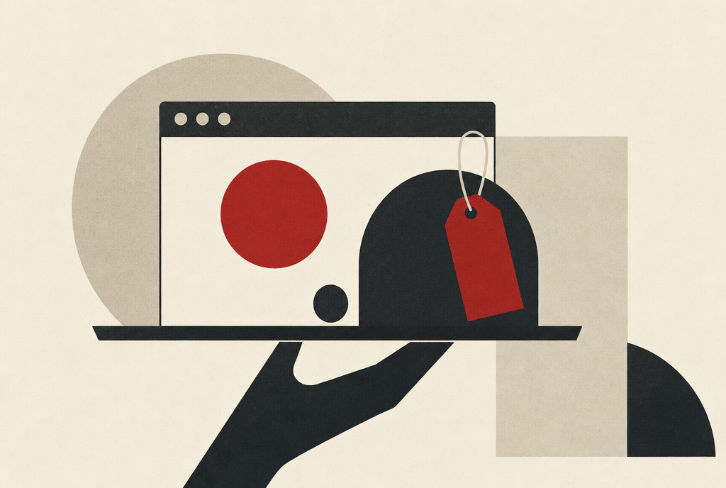 Abstract editorial illustration
