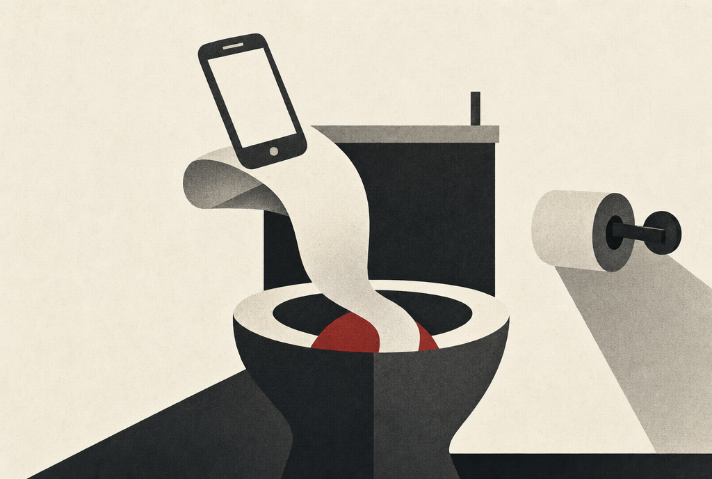 Abstract editorial illustration