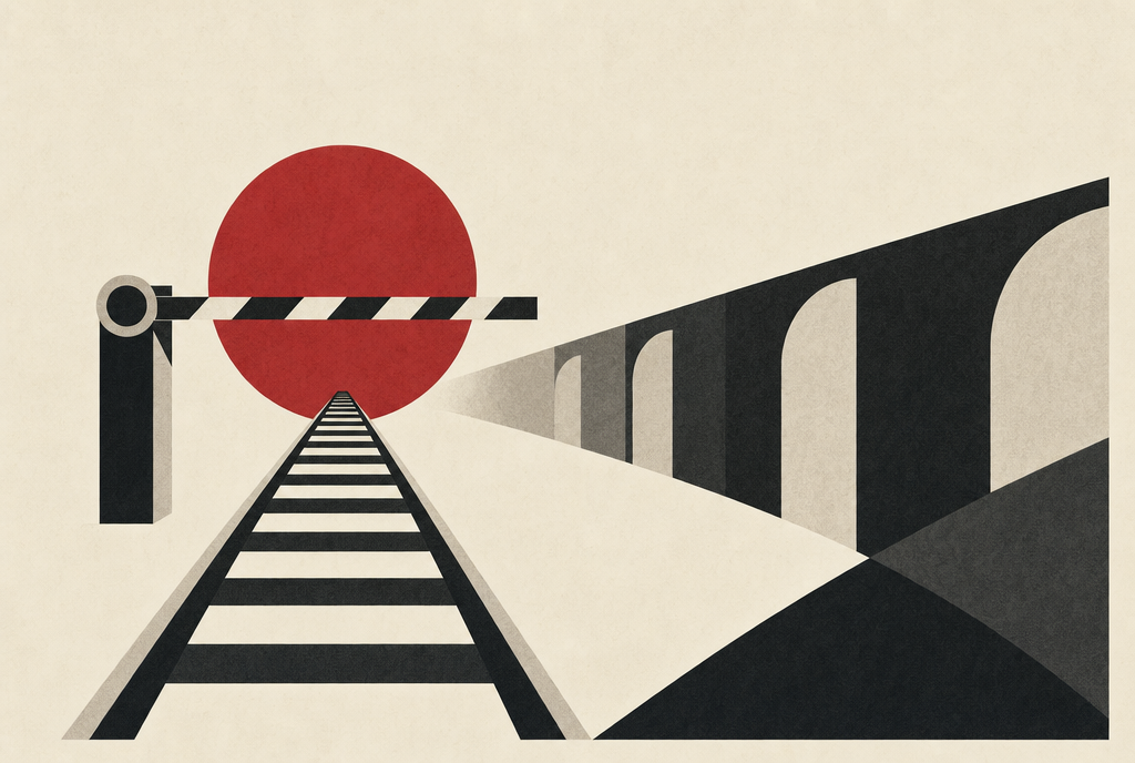 Abstract editorial illustration