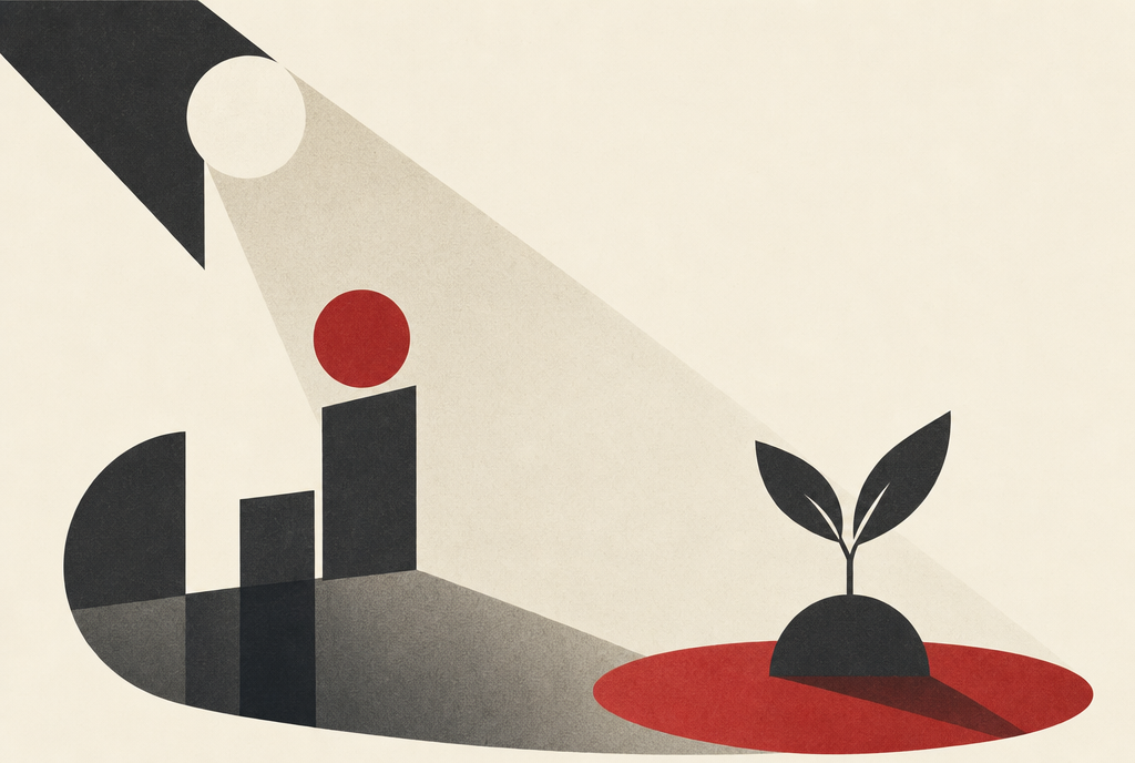 Abstract editorial illustration
