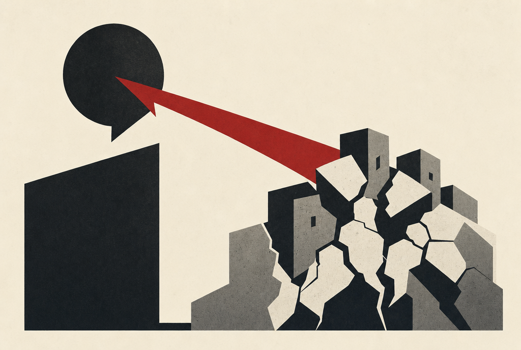 Abstract editorial illustration