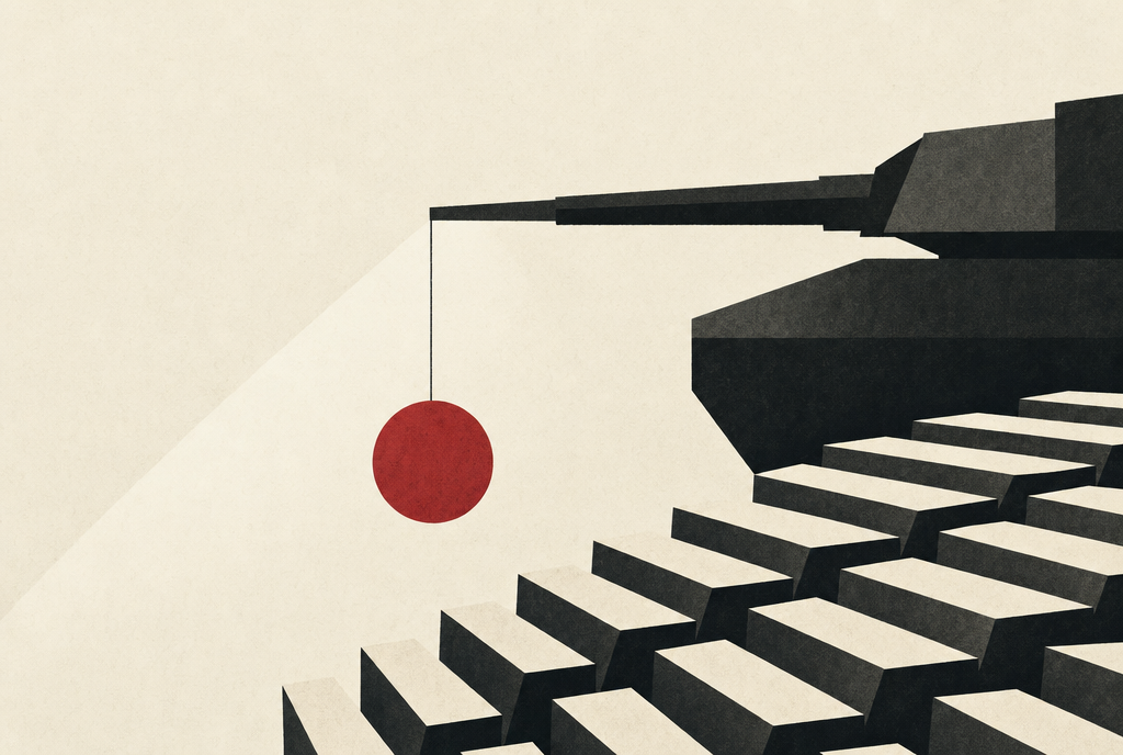 Abstract editorial illustration