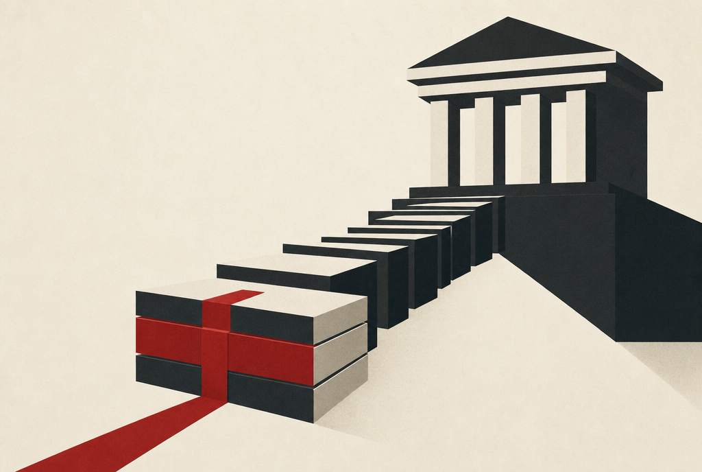 Abstract editorial illustration