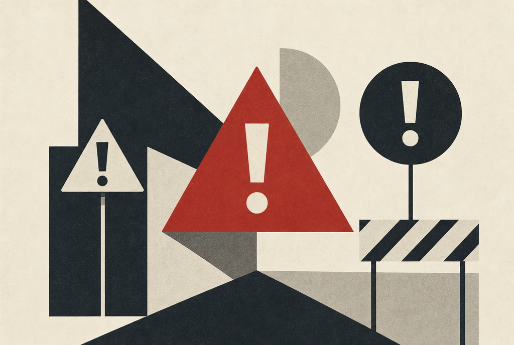 Abstract editorial illustration
