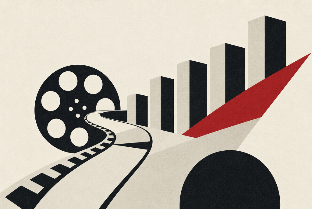 Abstract editorial illustration