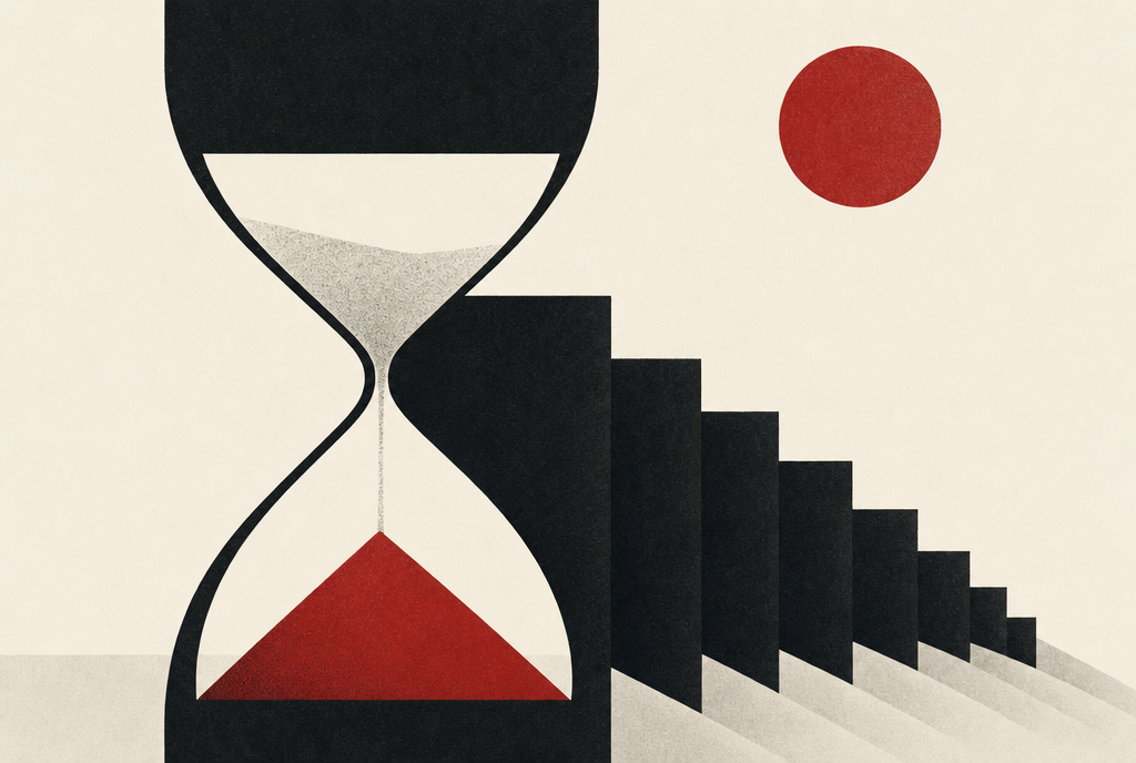 Abstract editorial illustration