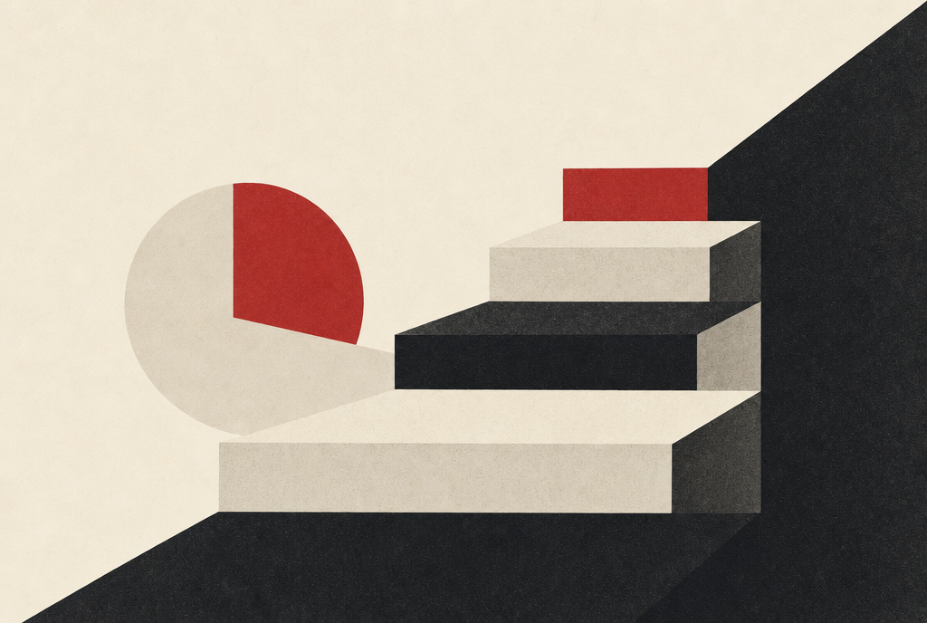 Abstract editorial illustration