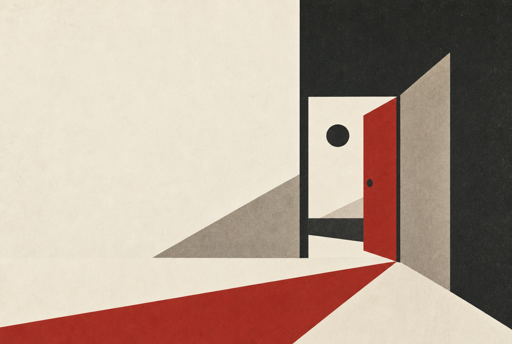 Abstract editorial illustration