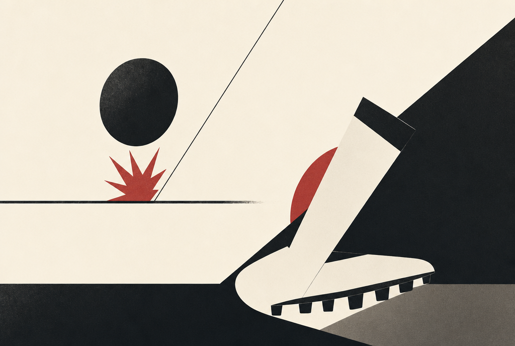 Abstract editorial illustration