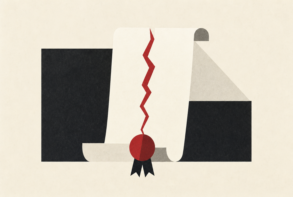 Abstract editorial illustration
