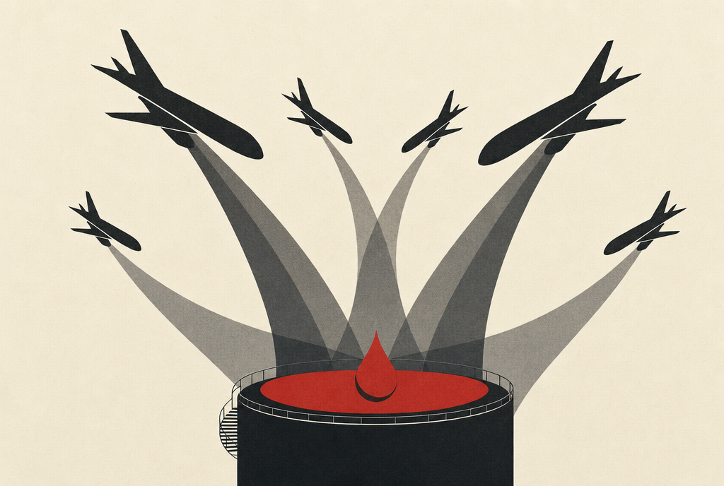 Abstract editorial illustration
