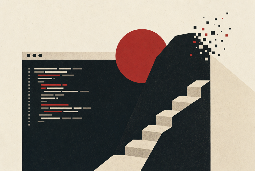 Abstract editorial illustration