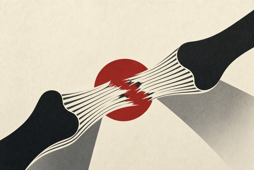 Abstract editorial illustration
