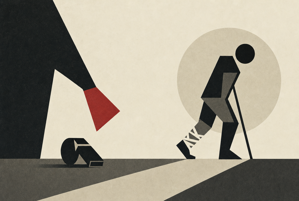 Abstract editorial illustration