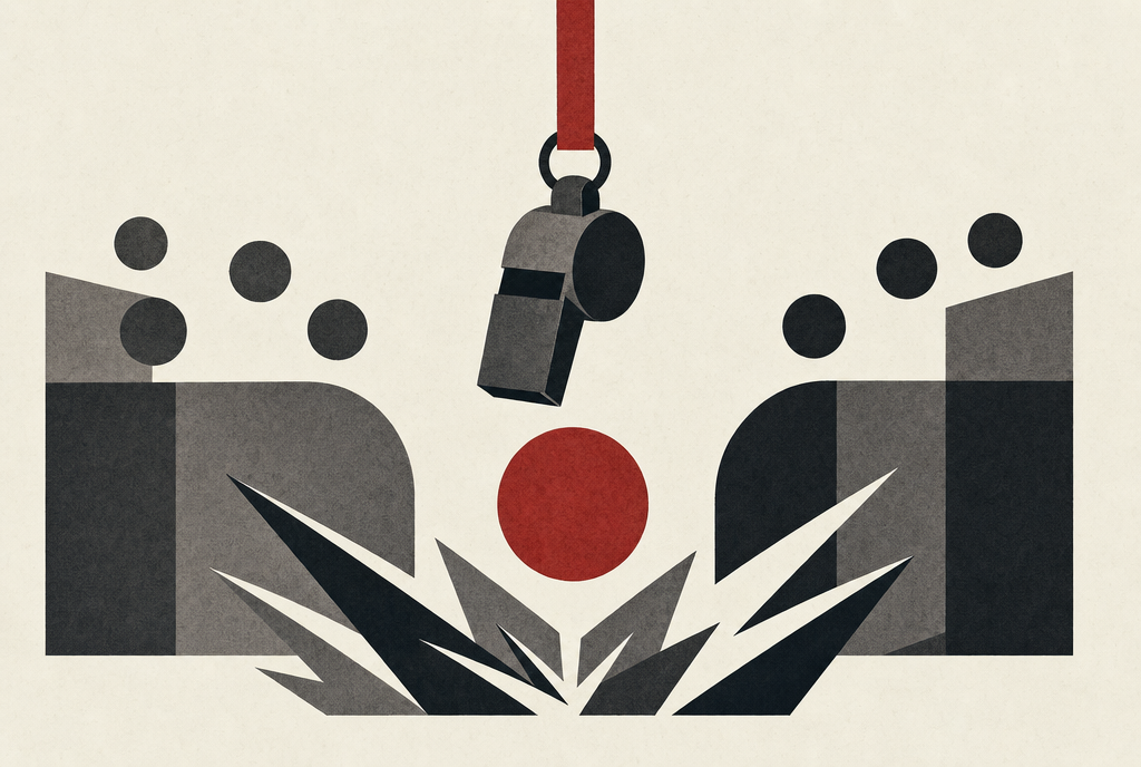 Abstract editorial illustration