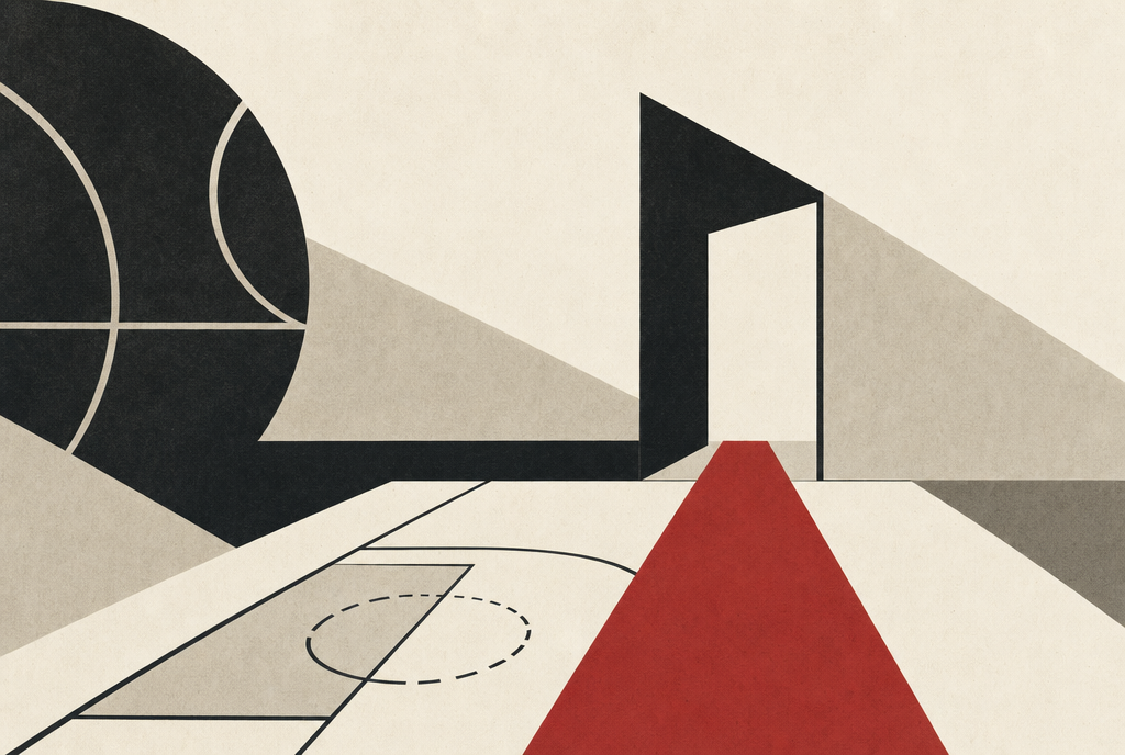 Abstract editorial illustration