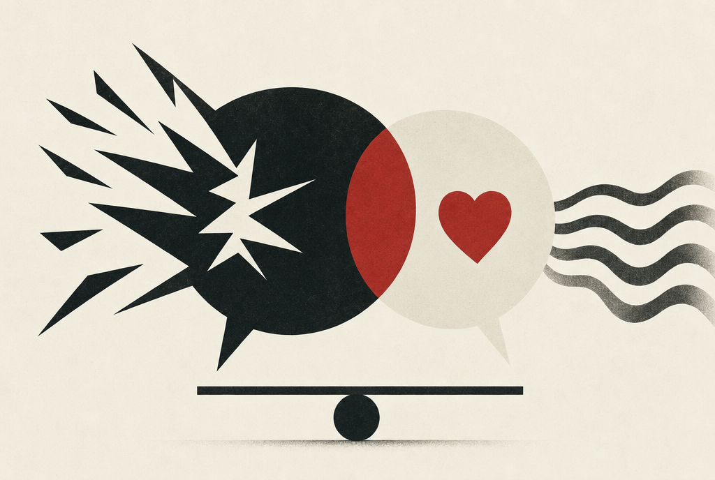 Abstract editorial illustration