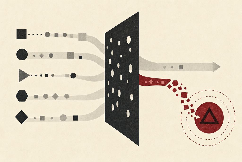 Abstract editorial illustration