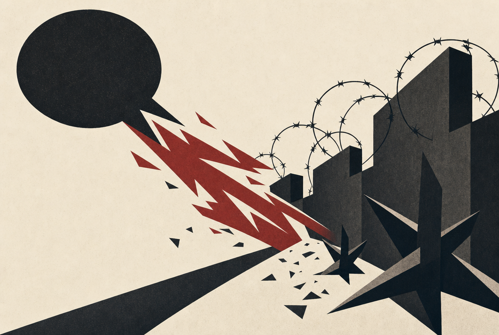 Abstract editorial illustration