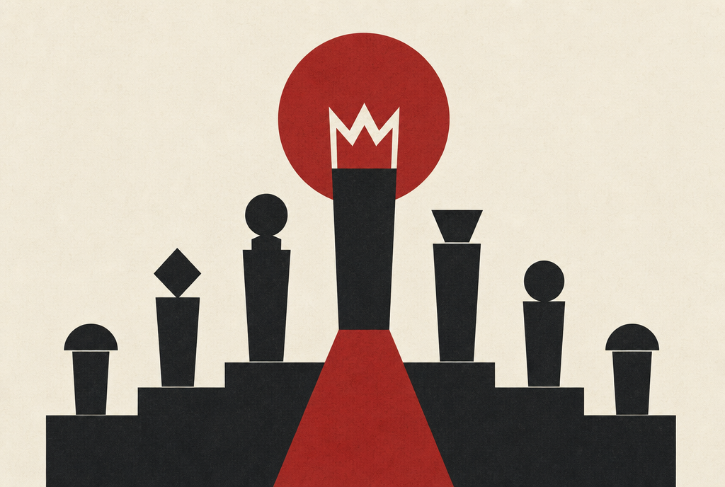 Abstract editorial illustration
