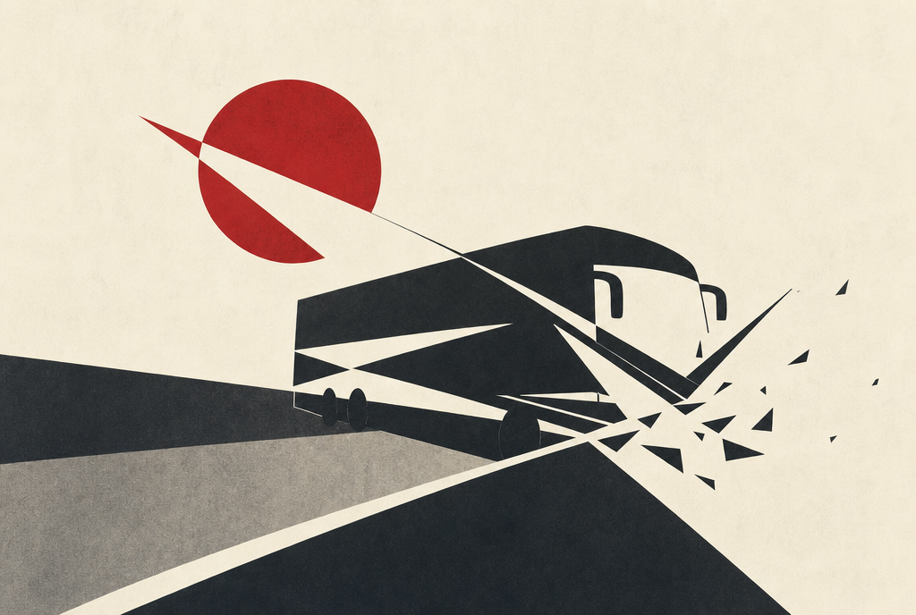 Abstract editorial illustration