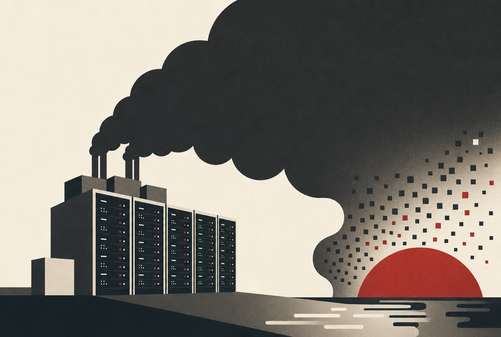 Abstract editorial illustration